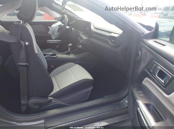 1FA6P8TH2R5147092 2024 FORD MUSTANG Gray Vista interior delantera