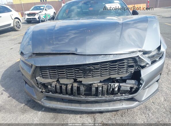 1FA6P8TH2R5147092 2024 FORD MUSTANG Gray Vista frontal