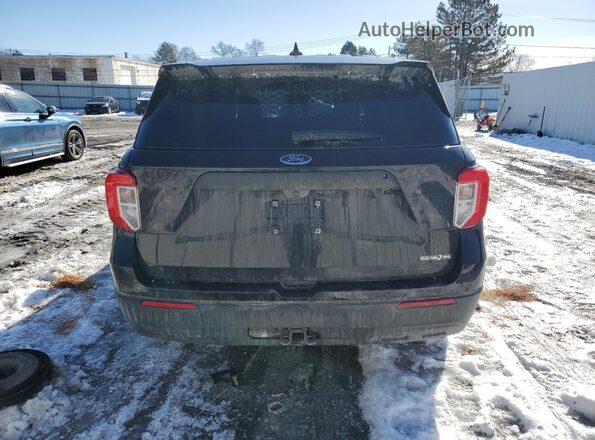 1FM5K8AB6MGA06831 2021 FORD FORD EXPLORER Black უკანა ხედი
