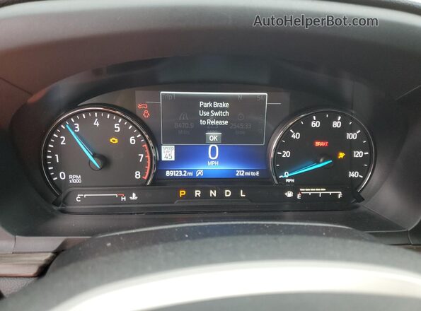 1FMSK7FHXMGB73106 2021 FORD FORD EXPLORER Gray Widok zestawu wskaźników