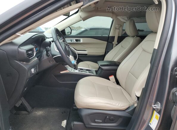 1FMSK7FHXMGB73106 2021 FORD FORD EXPLORER Gray Widok wnętrza z przodu