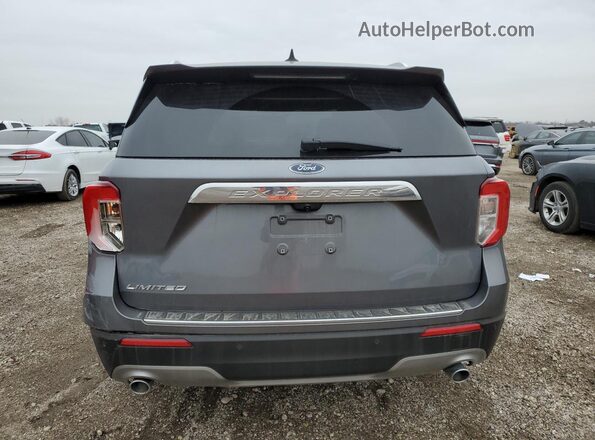 1FMSK7FHXMGB73106 2021 FORD FORD EXPLORER Gray Widok z tyłu