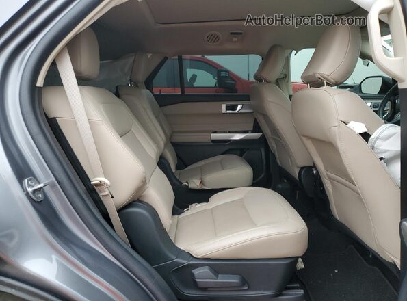 1FMSK7FHXMGB73106 2021 FORD FORD EXPLORER Gray Widok wnętrza z tyłu