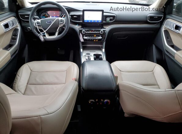1FMSK7FHXMGB73106 2021 FORD FORD EXPLORER Gray Widok deski rozdzielczej