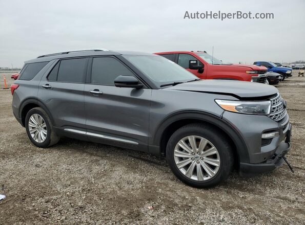 1FMSK7FHXMGB73106 2021 FORD FORD EXPLORER Gray Przód prawy