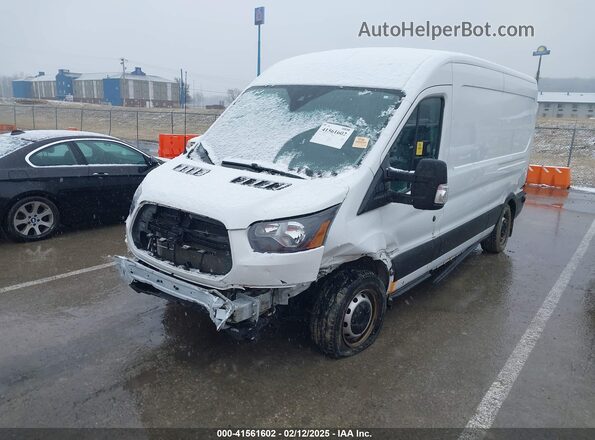 1FTBW2CG7KKA83641 2019 FORD TRANSIT-350 Белый Передняя левая четверть
