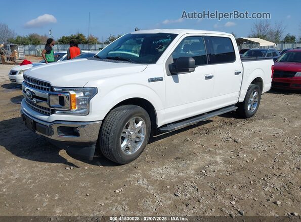 1FTEW1C50KKD15471 2019 FORD F150 White Առջևի ձախ երեք քառորդ տեսարան