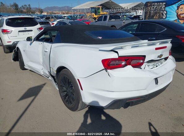 1G1FB3DS6K0142544 2019 CHEVROLET CAMARO White Rear left