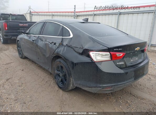 1G1ZB5ST6GF334510 2016 CHEVROLET MALIBU Black უკანა მარცხენა