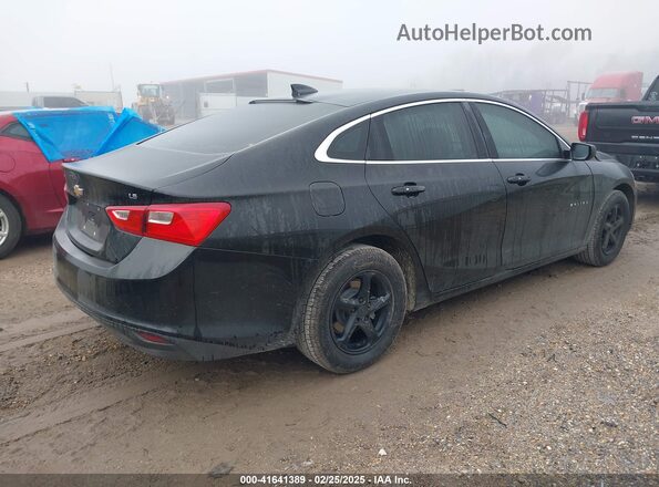 1G1ZB5ST6GF334510 2016 CHEVROLET MALIBU Black უკანა მარჯვენა