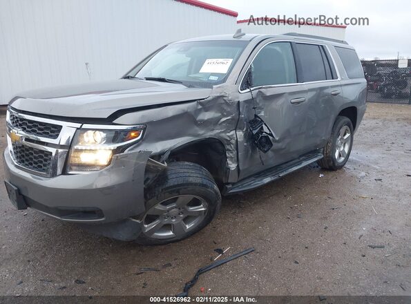 1GNSCBKC7KR264194 2019 CHEVROLET TAHOE Gray Vista frontal