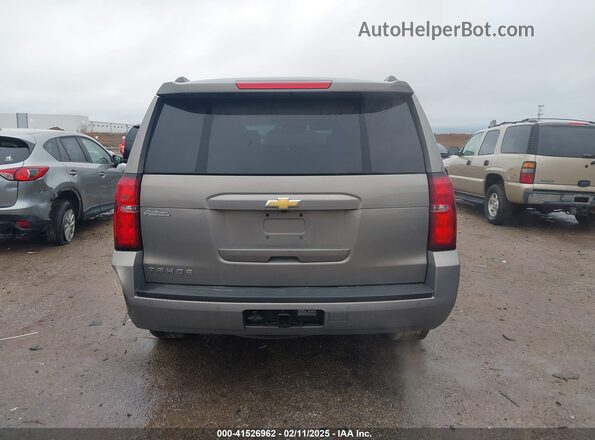 1GNSCBKC7KR264194 2019 CHEVROLET TAHOE Gray 