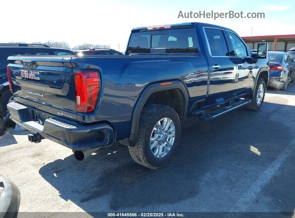 1GT19REY5LF250767 2020 GMC SIERRA Синий Задняя правая четверть