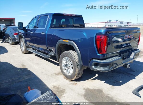 1GT19REY5LF250767 2020 GMC SIERRA Синий Задняя левая четверть