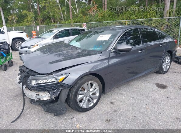 1HGCV1F11LA055643 2020 HONDA ACCORD Gray Передня ліва чверть