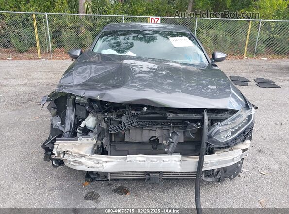 1HGCV1F11LA055643 2020 HONDA ACCORD Gray Вид щитка приладів