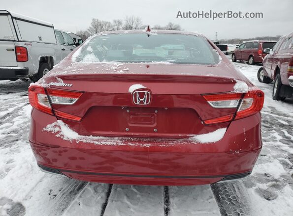 1HGCV1F16LA000931 2020 HONDA ACCORD Red უკანა ხედი
