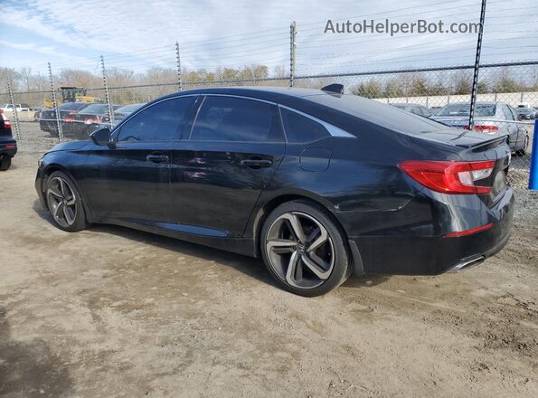 1HGCV1F38LA083960 2020 HONDA ACCORD Black Rear left