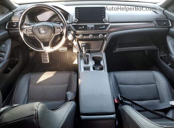 1HGCV1F38LA083960 2020 HONDA ACCORD Black Dashboard view