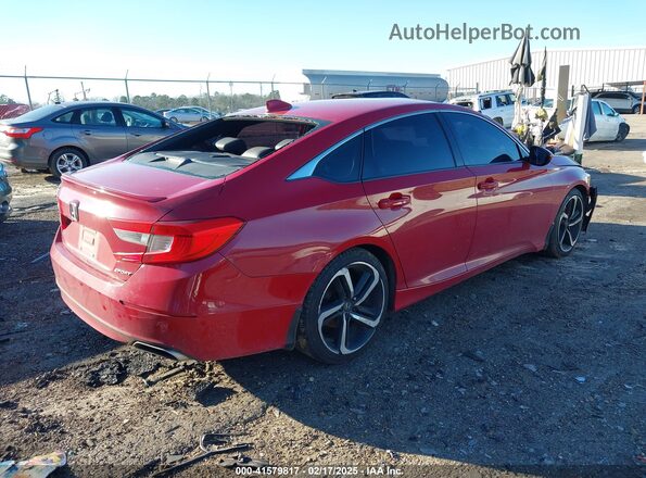 1HGCV1F3XLA031472 2020 HONDA ACCORD Red Trasero derecho