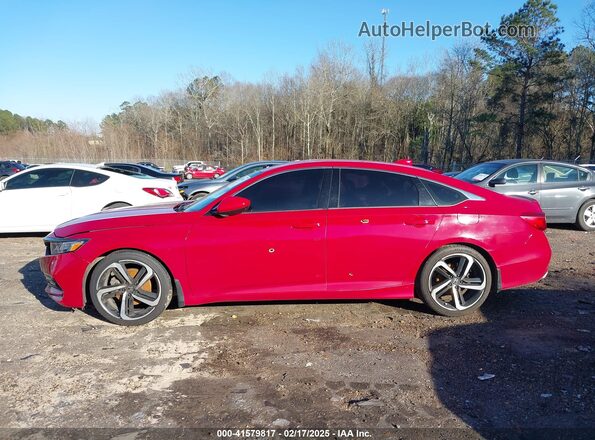1HGCV1F3XLA031472 2020 HONDA ACCORD Red Vista interior de 360 grados