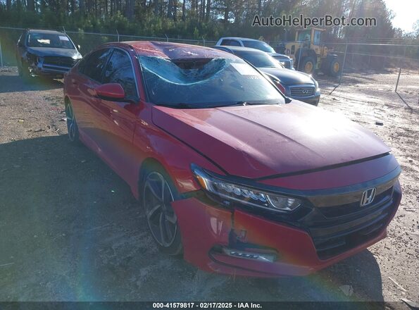 1HGCV1F3XLA031472 2020 HONDA ACCORD Red Vista frontal