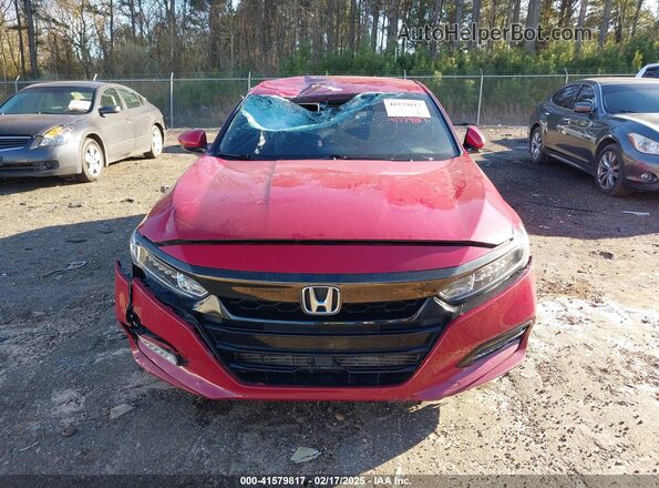 1HGCV1F3XLA031472 2020 HONDA ACCORD Red Vista del cuadro de instrumentos