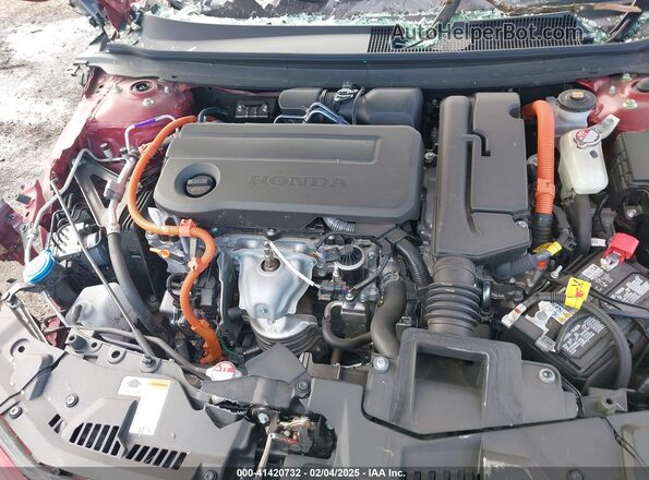 1HGCY2F85PA050848 2023 HONDA ACCORD Red Widok z tyłu