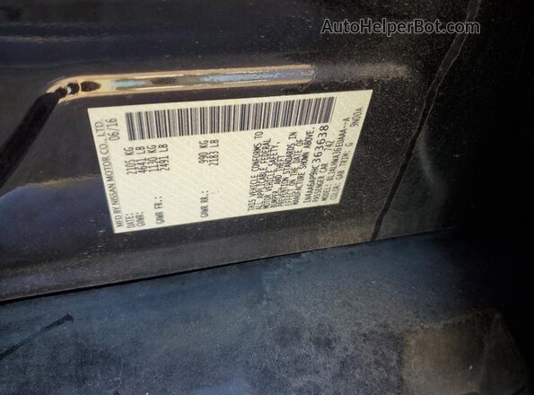 1N4AA6AP9HC363638 2017 NISSAN MAXIMA Черный 