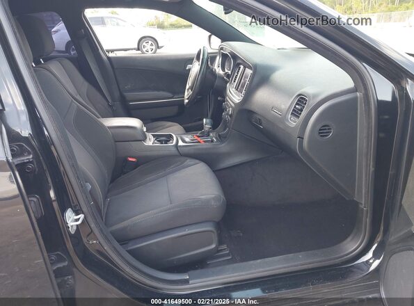 2C3CDXCT4JH221683 2018 DODGE CHARGER Black Вид салону спереду