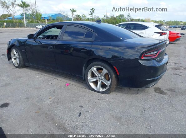 2C3CDXCT4JH221683 2018 DODGE CHARGER Black Задня ліва чверть