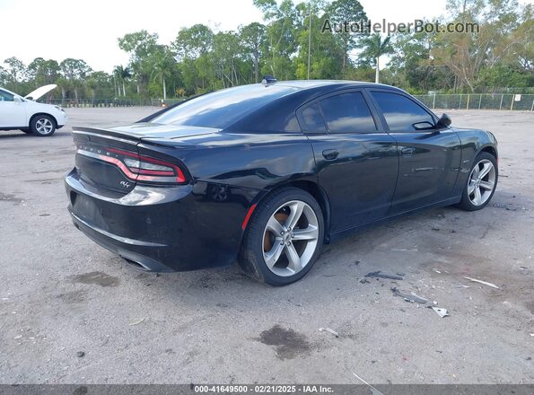 2C3CDXCT4JH221683 2018 DODGE CHARGER Black Задня права чверть