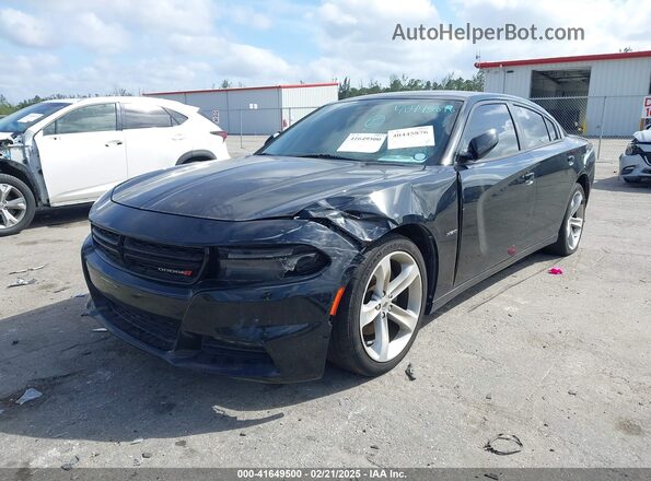 2C3CDXCT4JH221683 2018 DODGE CHARGER Black Вид щитка приладів