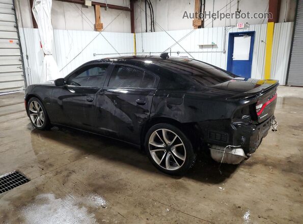 2C3CDXCTXGH110385 2016 DODGE CHARGER Black Задня ліва чверть