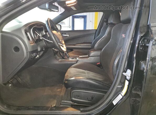 2C3CDXCTXGH110385 2016 DODGE CHARGER Black Вид салону спереду