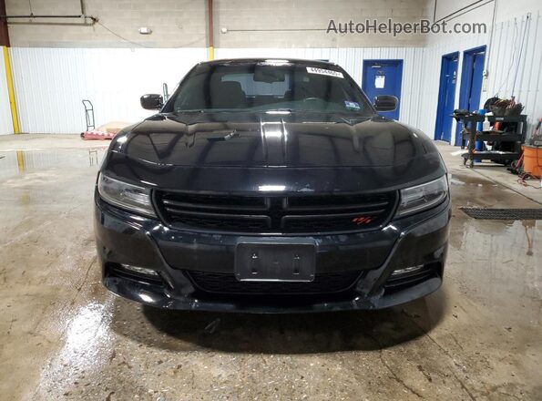 2C3CDXCTXGH110385 2016 DODGE CHARGER Black Вид спереду
