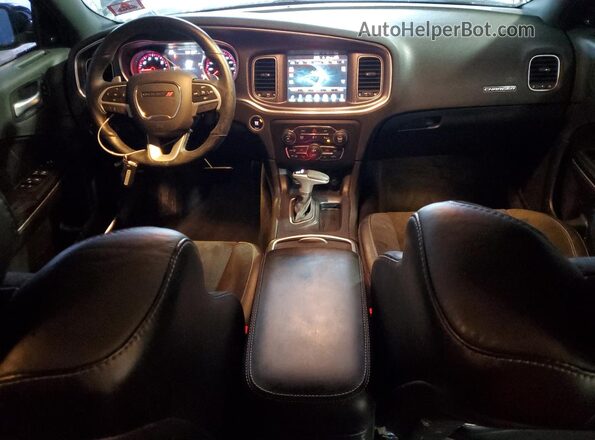2C3CDXCTXGH110385 2016 DODGE CHARGER Black Вид панелі приладів