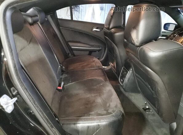 2C3CDXCTXGH110385 2016 DODGE CHARGER Black Вид задніх сидінь