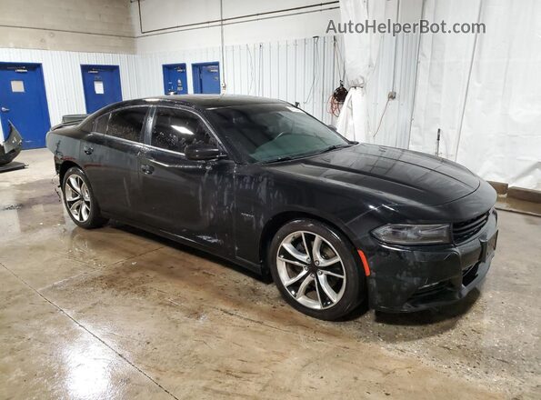 2C3CDXCTXGH110385 2016 DODGE CHARGER Black Передня права чверть