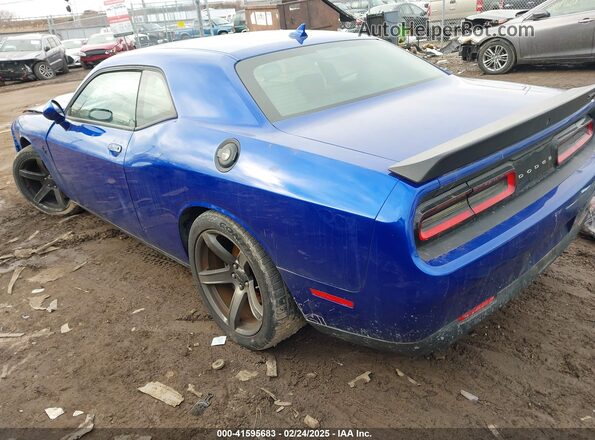 2C3CDZL91KH631729 2019 DODGE CHALLENGER Blue Հետևի ձախ