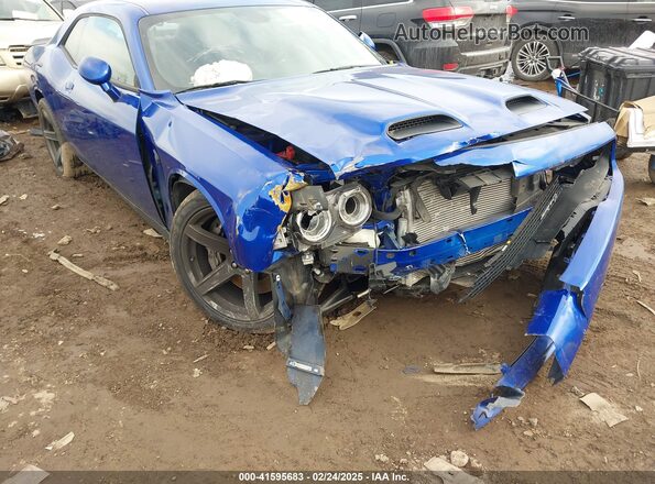 2C3CDZL91KH631729 2019 DODGE CHALLENGER Blue Դիմացի տեսք