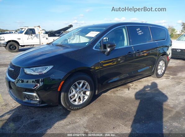 2C4RC1BG4PR607422 2023 CHRYSLER PACIFICA Black Առջևի ձախ երեք քառորդ տեսարան
