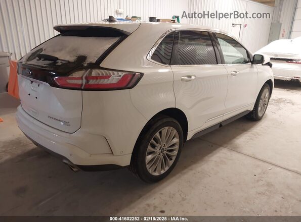 2FMPK3K98LBB23971 2020 FORD EDGE Белый Задняя правая четверть