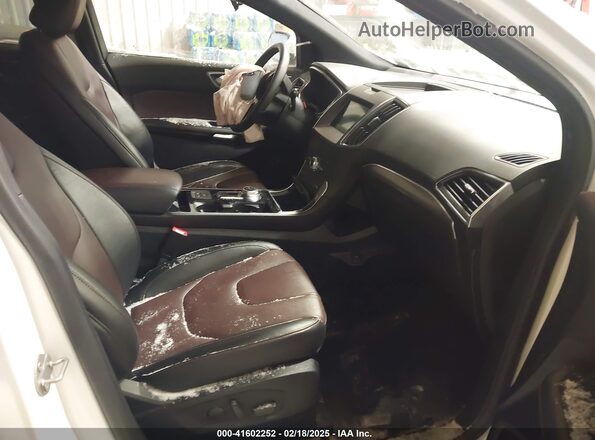 2FMPK3K98LBB23971 2020 FORD EDGE Белый Вид салона спереди