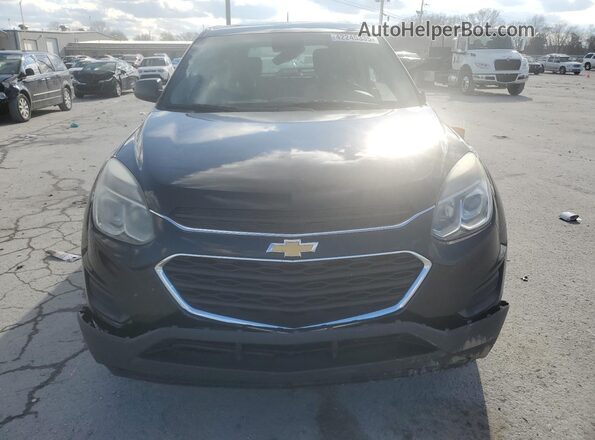 2GNALBEK2G6248602 2016 CHEVROLET EQUINOX Black Front view