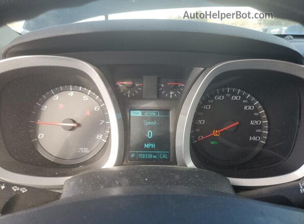 2GNALBEK2G6248602 2016 CHEVROLET EQUINOX Black Instrument cluster view
