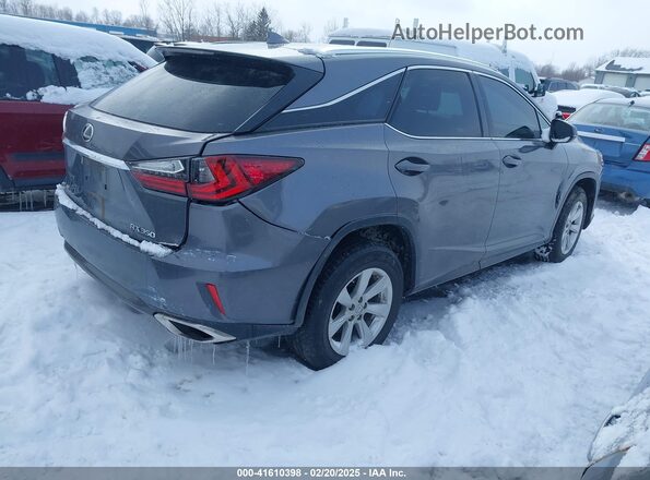 2T2BZMCA0GC014924 2016 LEXUS RX Gray Հետևի աջ