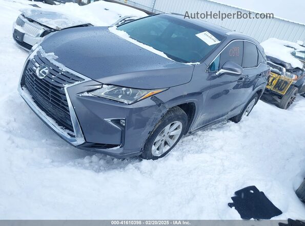 2T2BZMCA0GC014924 2016 LEXUS RX Gray Առջևի ձախ երեք քառորդ տեսարան