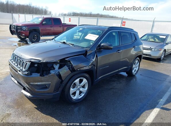 3C4NJCBB0KT677302 2019 JEEP COMPASS Серый Передняя левая четверть