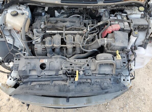 3FADP4EJ6KM105525 2019 FORD FIESTA White Vista del compartimento del motor